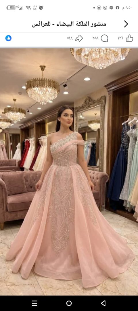 فستان سهرة