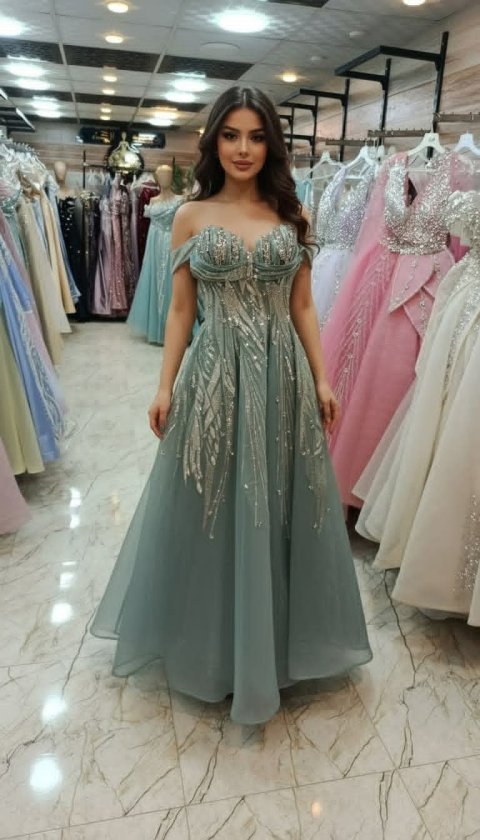 فستان سهرة