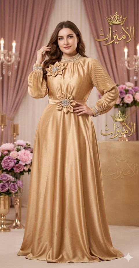 فستان ساتان