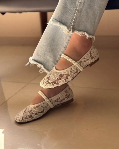 حذاء نسائي عنوان الجودة والإتقان 😍